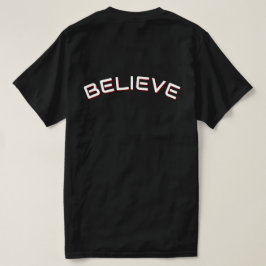 Glaubensmotivationszitat Herren schwarzes T-Shirt