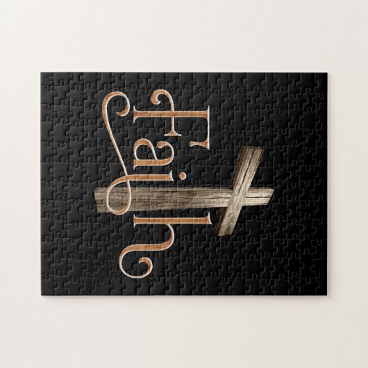 Glaubensmuster Gott Jesus Religiöse Christlich Puzzle (Horizontal)