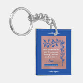 Glaubensnachricht - 1 Korinther 16:13-14 - Akrylli Schlüsselanhänger (Vorderseite links)