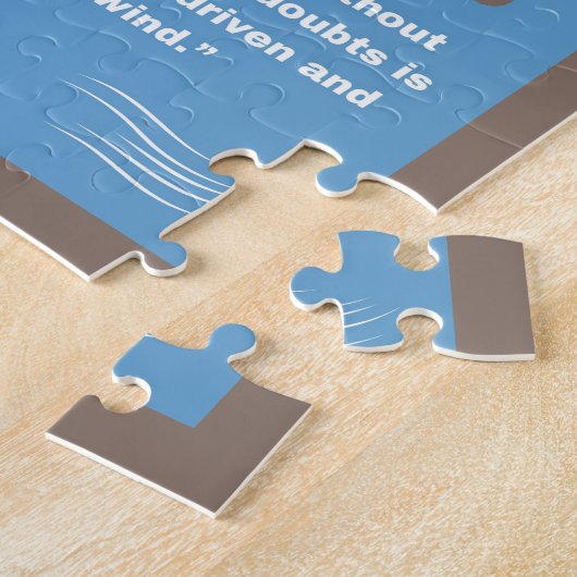 Glaubensnachricht - Bibelverse - James 1:6 - 8 x 1 Puzzle (Seite)