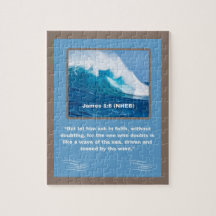 Glaubensnachricht - Bibelverse - James 1:6 - 8 x 1