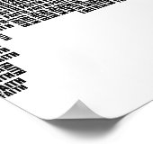 Glaubensposter Poster (Ecke)