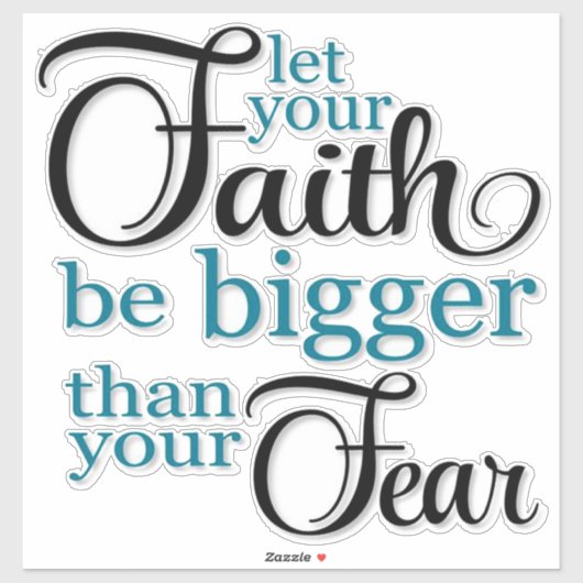 Glaubenssatz Aufkleber (Blatt)