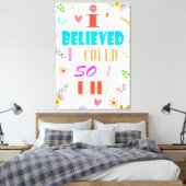 Glaubenssatz Leinwanddruck (Insitu (Schlafzimmer))