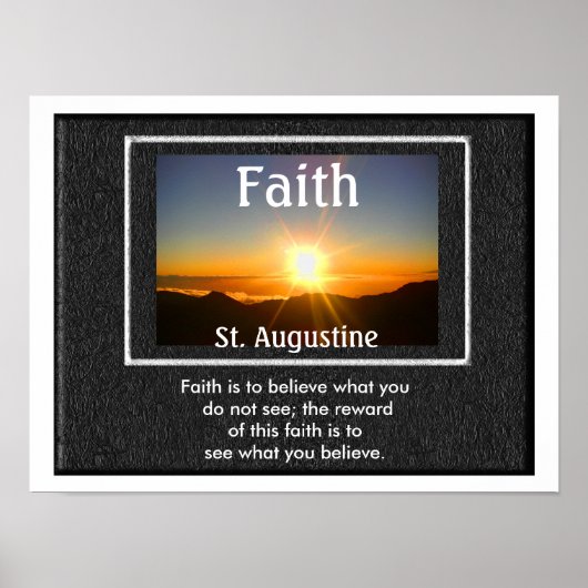 Glaubenssatz - Poster (Vorne)