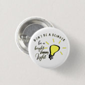 Glaubenssatz: Sei ein Licht Button (Vorne & Hinten)