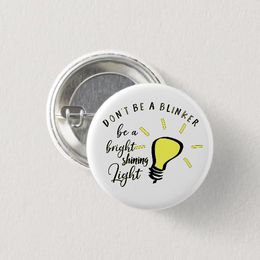 Glaubenssatz: Sei ein Licht Button (Vorne & Hinten)