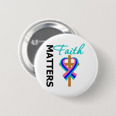 Glaubenssätze Schilddrüsenkrebs Button (Vorne & Hinten)