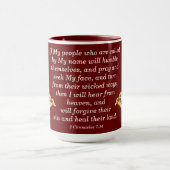 Glaubensskriptur Tasse zum Beten aufrufen (Zentrum)