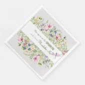 Glaubensskriptur zur Förderung der botanischen Was Serviette (Ecke)