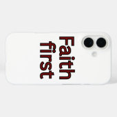 Glaubensspruch Case-Mate iPhone Hülle (Rückseite (Horizontal))