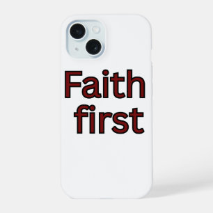 Glaubensspruch iPhone 15 Hülle