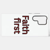 Glaubensspruch Samsung Galaxy Hülle (Rückseite (Horizontal))
