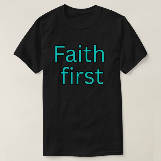 Glaubensspruch T-Shirt (Design vorne)
