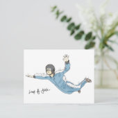 Glaubenssprung (Ermutigung) Postkarte: Tauchen Postkarte (Stehend Vorderseite)