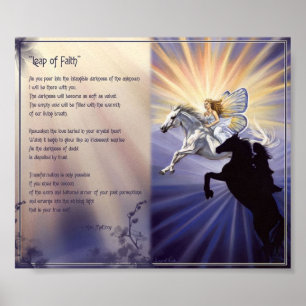 Glaubenssprung Inspirationsquellen Poster