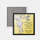 Glaubenssprung Magnet (Vorderseite/Rückseite)