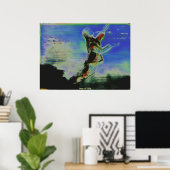 Glaubenssprung Poster (Heimbüro)