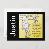 Glaubenssprung Postkarte (Vorne/Hinten)