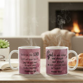 Glaubensstifter: Tasse der Pink Peony Scripture