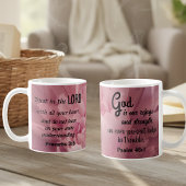 Glaubensstifter: Tasse der Pink Peony Scripture