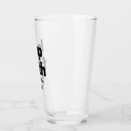 Glaubenstreit Lasse nicht Angst auf, dich zu verbl Glas (Links)