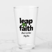 Glaubenstreit Lasse nicht Angst auf, dich zu verbl Glas (Vorderseite)