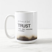 Gläubige Gottes - Glaube Kaffeetasse (Links)
