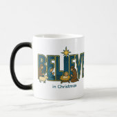Gläubige Weihnachtskrippe Farbwechsel-Tasse Verwandlungstasse (Links)