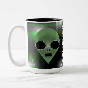 "Gläubiger" Alien-Tasse Bilder Von J.H. Thornton Zweifarbige Tasse
