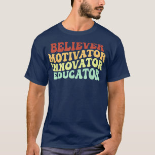 Gläubiger Motivator Erzieher Lehrer rette T-Shirt