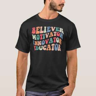 Gläubiger Motivator Innovator Erzieher Lehrer Kind T-Shirt
