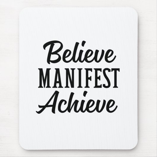 GLAUBMANIFEST ERREICHEN MOUSEPAD (Vorne)