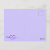 GLAUBSCHWEETHEART-FEE Postkarte (Rückseite)