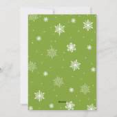 GLAUBSNOWFALL | FERIENFOTOKARTE FEIERTAGSKARTE (Rückseite)