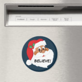 Glaubst du an den schwarzen Weihnachtsmann? Magnet (In Situ (Geschirrspüler))