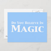 Glaubst du an magische Geschenke? Postkarte (Vorne/Hinten)