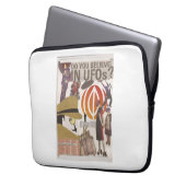 Glaubst du an UFO's? Laptopschutzhülle (Vorderseite Links)