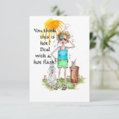 Glaubst du, das ist heiß? Mit einem Hot Flash umge (Stehend Vorderseite)