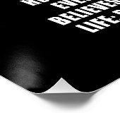 Glaubst du? John 3:36 Bibelverse Poster (Ecke)