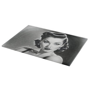 Glaubst du mir nicht, dass ich AI Concept Art von  Schneidebrett