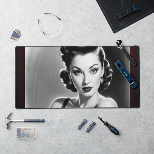 Glaubst du mir nicht, dass ich AI Concept Art von Schreibtischunterlage (Arbeitsplatz)