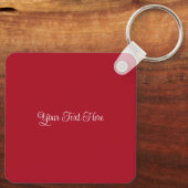 Glaubt an die Magie des Weihnachtsgeburts Schlüsse Schlüsselanhänger (Rückseite)