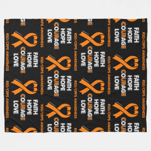 GLAUBWÜRDIGE LIEBE...RSD/CRPS FLEECEDECKE (Vorderseite (Horizontal))