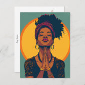 GLAUBWÜRDIGE SCHRITTE POSTKARTE (Vorne/Hinten)