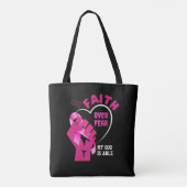 GLAUBWÜRDIGKEIT ÜBER DIE ANGST ZU Brustkrebs Tasche (Rückseite)