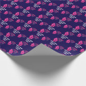 GLAUBWÜRDIGKEIT VOR DEM Jubiläum des Brustkrebses Geschenkpapier (Ecke)