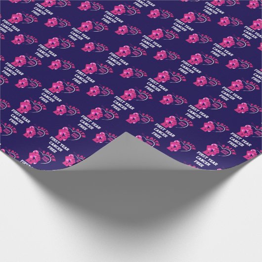 GLAUBWÜRDIGKEIT VOR DEM Jubiläum des Brustkrebses Geschenkpapier (Ecke)