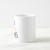 GLAUBWÜRDIGKEITEN Pink Gold Personalisierte Custom Kaffeetasse (Mittel)