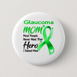 Glaucoma Awareness Month Ribbon Geschenke Button
